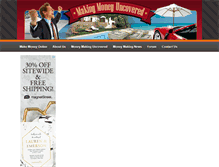 Tablet Screenshot of makingmoneyuncovered.com